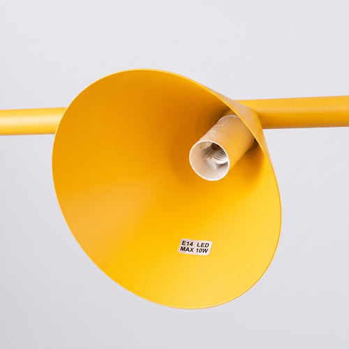 Sollux Lighting Kroonluchter NOX 4L geel - 122x14x215cm