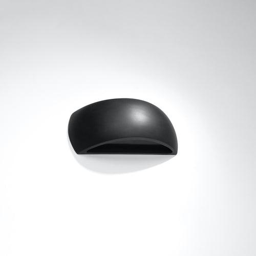 Sollux Lighting Wandlamp keramiek PONTIUS zwart - 32x9x14cm