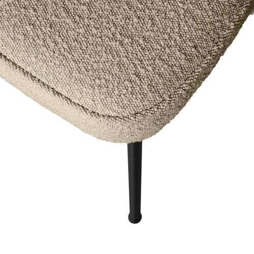 BePureHome eetkamerstoelen Vogue - Bouclé - Beige - Set van 2 - vtwonen shop