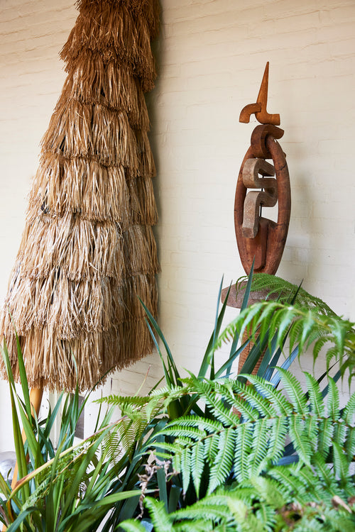 HKLIVING parasol Patio – raffia