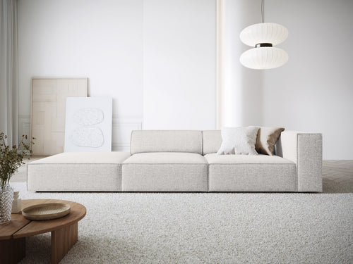 Cosmopolitan Design linker bank Arendal 4-zits, chenille, lichtgrijs - 102x262x70cm