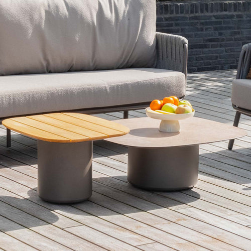 4 Seasons loungetafels Demi 50x60 cm en 70x80 cm - terre