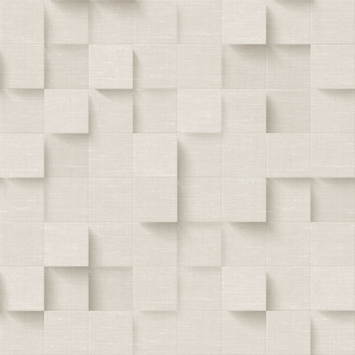 Origin Wallcoverings behang 3D kubussen lichtbeige - 50 x 900 cm - 347896 - vtwonen shop