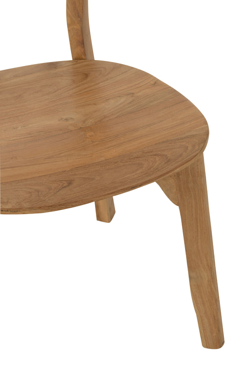 J-Line stoel Pinda - teak hout - naturel