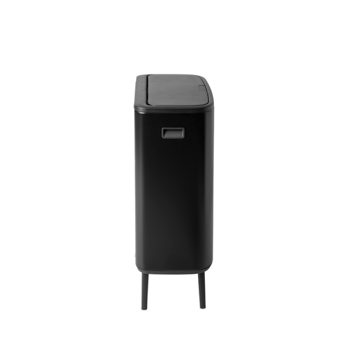Brabantia Bo Touch Bin Hi, met 2 binnenemmers, 2 x 30 liter - Matt Black