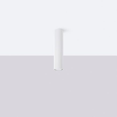 Sollux Lighting Plafondlamp KARBON 30 wit - 6,5x6,5x30cm