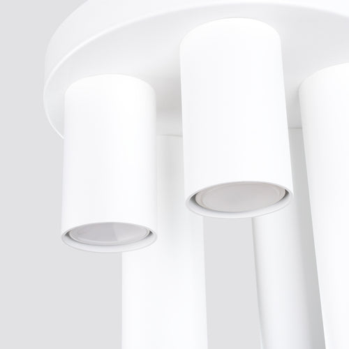 Sollux Lighting Plafondlamp LAGOS 5P wit - 25x25x33cm