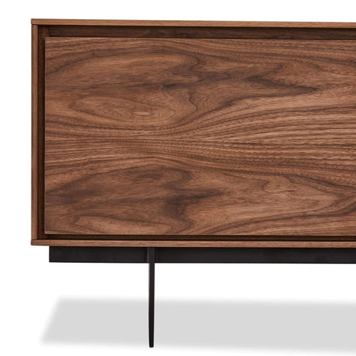 Furnhouse tv-meubel Tokyo - Amerikaanse walnoot - MDF, Amerikaans walnootfineer - 45x160x50