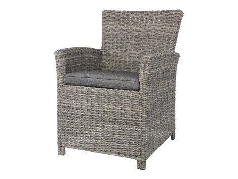 Lesli Living bistrostoel Tropez - grijs - 62x67x89cm - set van 2