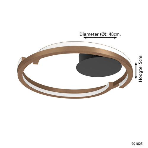 EGLO plafondlamp Mezzomonte