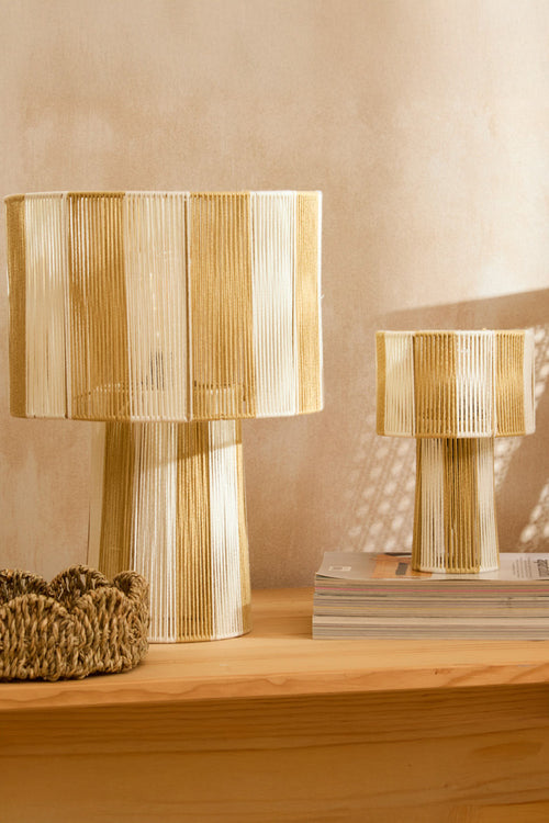 Calma House Tafellamp met CE-stekker Far - Beige - 46x30