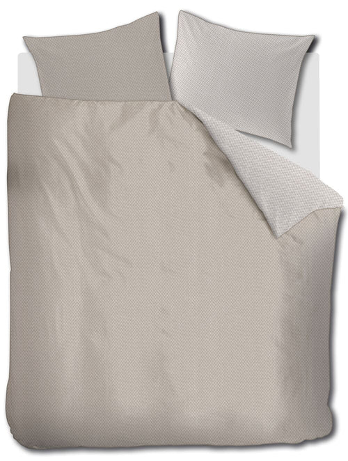 Rivièra Maison Dekbedovertrek Emery - 260 x 200/220 cm - Taupe