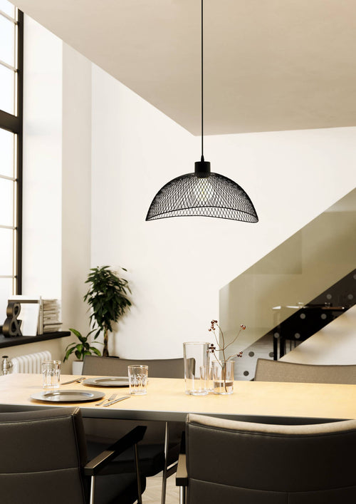 EGLO hanglamp Pompeya - e27 - ø 44 cm - zwart - vtwonen shop