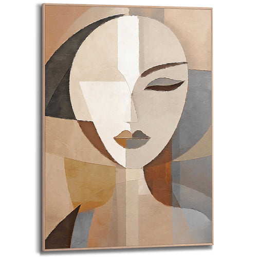 Reinders Silent Grace schilderij -  bruin - woonkamer - 70x50cm