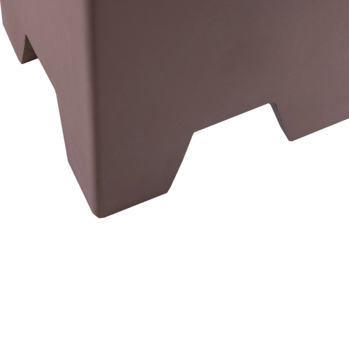 WOOOD bijzettafel hoog Zina - Cement - Bruin - 51x36x36