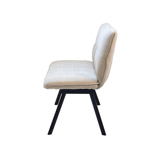 Giga Meubel Eetkamerbank Harper - Taupe Stof - 160x60x88cm