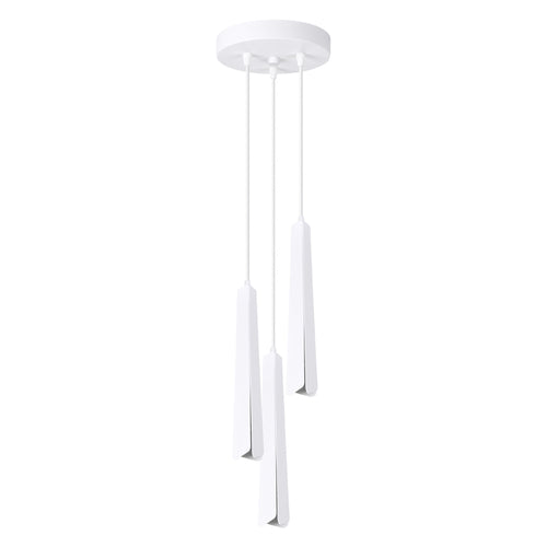 Sollux Lighting Hanglamp PRYSM 3P wit - 19,5x19,5x120cm