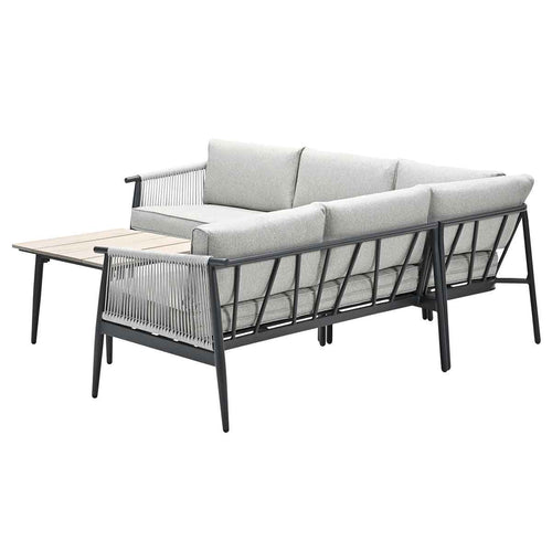 Garden Impressions loungeset Kalowa zand - hoek 4-delig