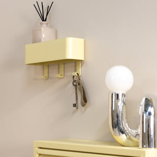 Spinder Design kapstok Dax Play 3 - Butter Yellow - 3 haken - Exclusief voor vtwonen! - vtwonen shop