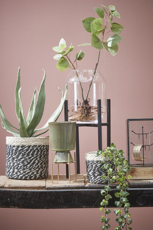 Mica Decorations Dali Vaas - H33 x Ø25 cm - Transparant - vtwonen shop