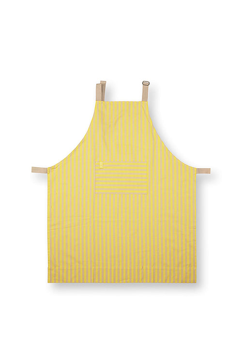 Pip Studio - Schort Stripes - Geel - 72x89,5 cm