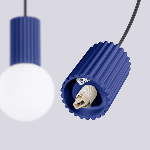 Sollux Lighting Hanglamp HALO 2L ultramarijn - 33,5x6x120cm