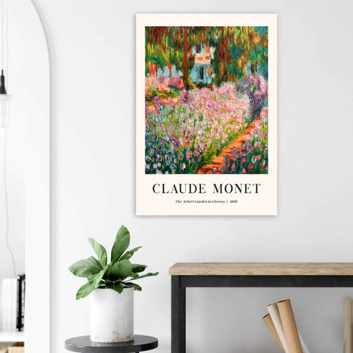 Artfulprints  Claude Monet – The artist’s garden in Giverny III   poster 30x40 cm - vtwonen shop