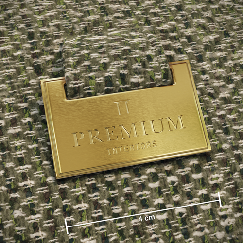 Premium Interiors - Slaapbank met opbergruimte  - stof met tweed-effect groen 254cm