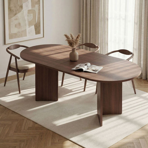Calicosy - Eettafel LOU - Donker hout 160x90x75 cm