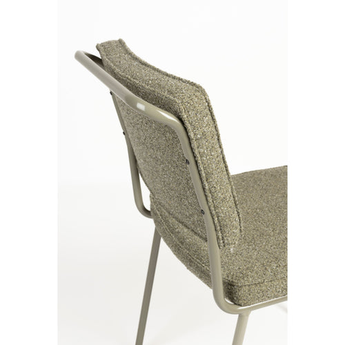 Zuiver Buddy Eetkamerstoelen Groen - Set van 2