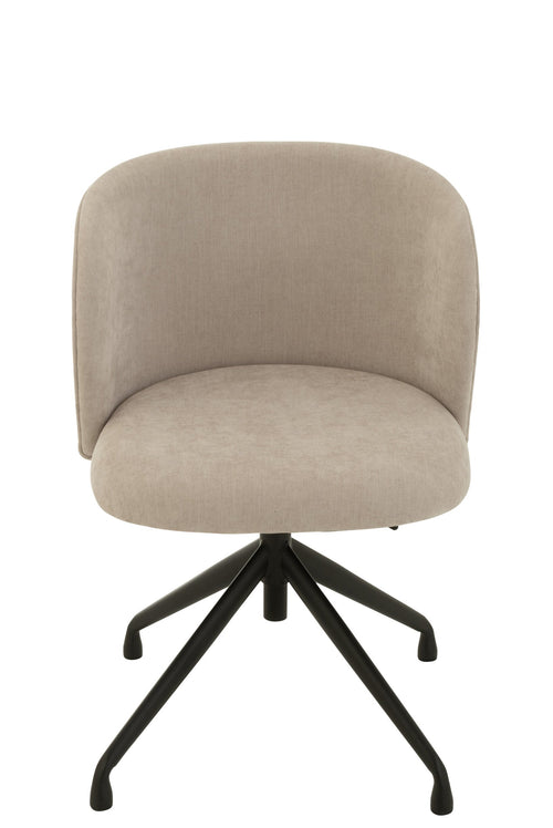 J-Line stoel Turn/Up/Down - textiel - beige