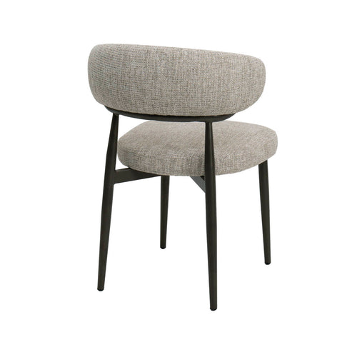 DÉJA Living Eetkamerstoel Milan - Beige/Brons Stof - Set van 2 - vtwonen shop