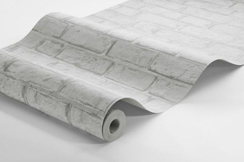 Borastapeter behang stenen muur grijs - 53 cm x 11.2 m - 660161 - vtwonen shop