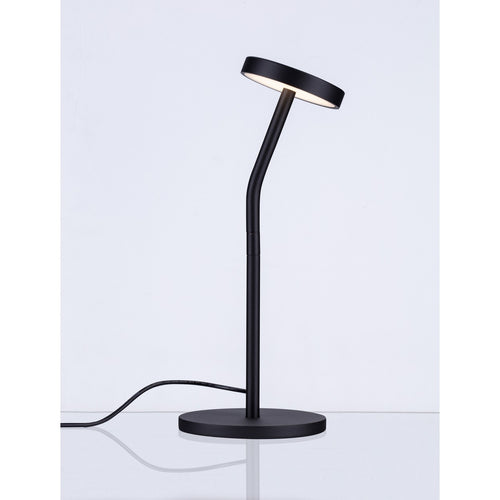 Nova Luce LOGOS Geïntegreerde LED-tafellamp Sandy Black LED 5W 345lm 3000K Aan/uit-schakelaar