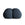 Cosmopolitan Design Poef Loretto structurele stof donkerblauw - 90x90x40cm