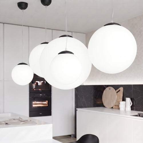 Sollux Lighting Hanglamp UGO 20 zwart - 20x20x110cm