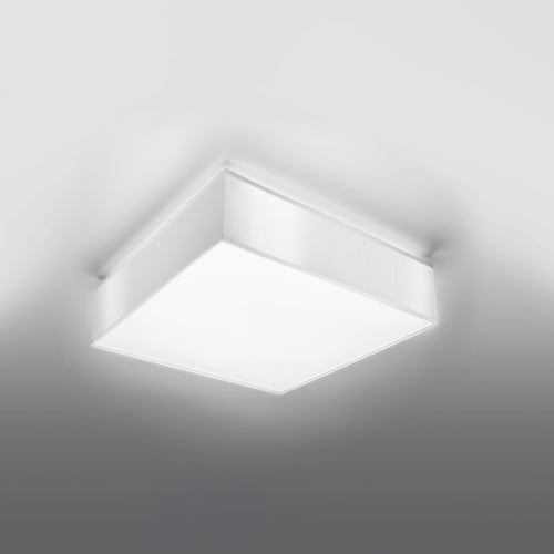 Sollux Lighting Plafondlamp HORUS 35 wit - 35x35x11cm