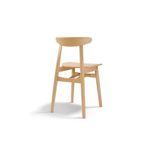 Set van 2 stoelen Elie hout natuurlijk beukenhout - 42x47x80cm