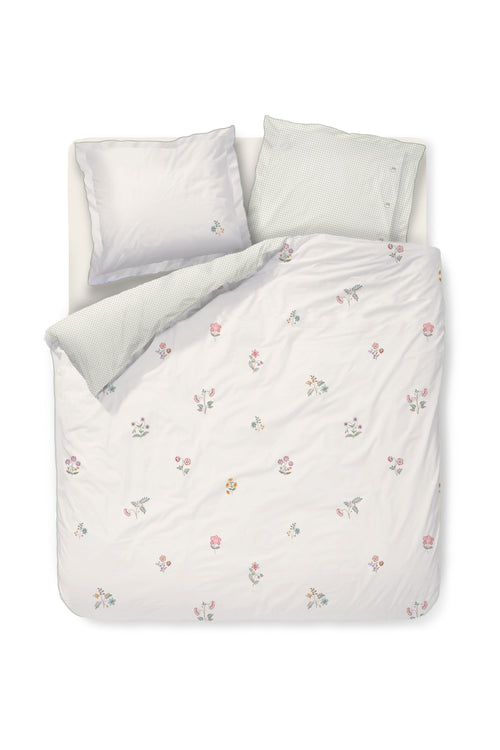 Pip Studio Dekbedovertrek Mughal Flower - 200 x 200/220 cm - Gebroken wit