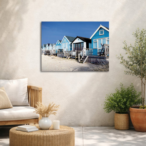 Art for the Home Buitencanvas - Strandhuizen - 50x70cm