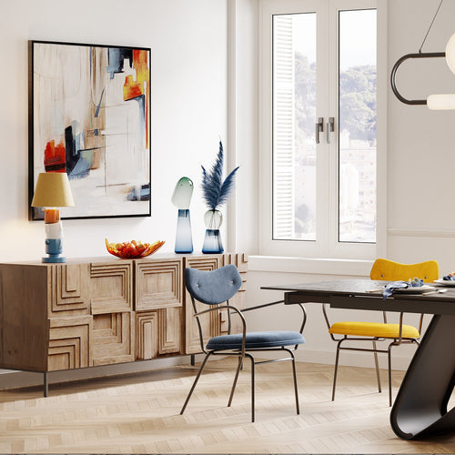 Kare Design Schilderij Visione Obliquo 100x100cm - vtwonen shop