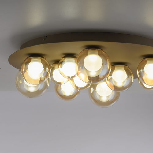 Neuhaus PURE plafondlamp Popup - 11 lichts - 60  x 17   cm - champagne