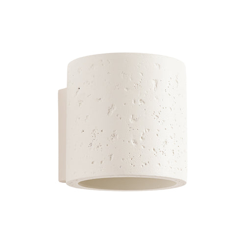 Sollux Lighting Wandlamp ORBIS beton beige - 10x12x10cm