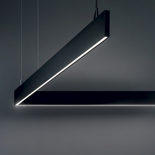 Decoratieve lineaire geïntegreerde hanglamp wit, 4000K