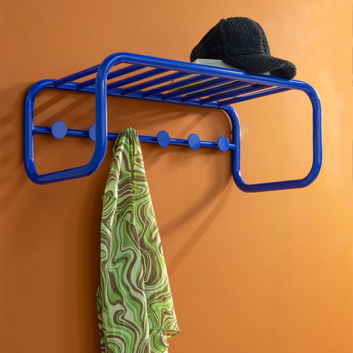 Spinder Design kapstok Retro Kapstok - Ultramarine - 6 haken - vtwonen shop