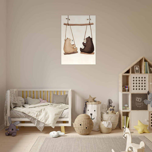 Artfulprints  Berenvriendjes   poster 70x100 cm - vtwonen shop