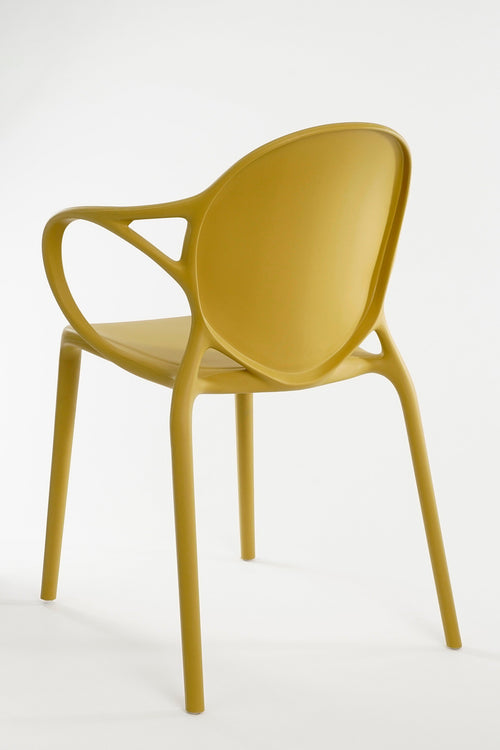 Mica Decorations Nebraska Tuinstoel - L56 x B57 x H80 cm - Polypropyleen - Oker - vtwonen shop