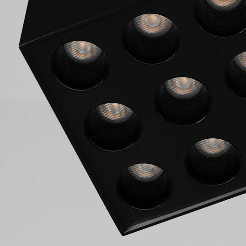 Sollux Lighting Plafondlamp OZZY zwart LED - 9,5x9,5x8,3cm