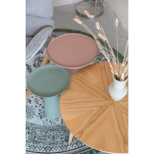 Housecraft Living Ringar Bijzettafel Rond Metaal 34,5x34,5 cm (M) Groen - vtwonen shop