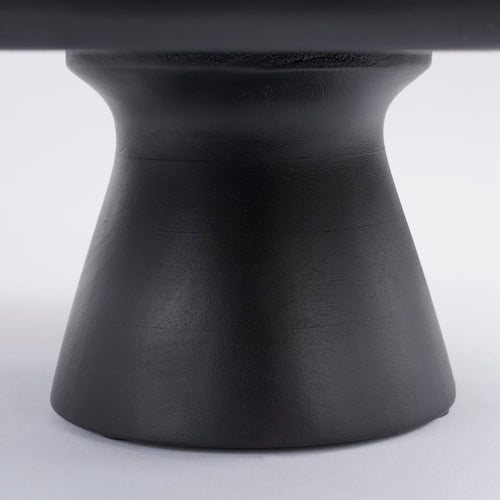 Mica Decorations Tallo Taartplateau - H10 x Ø30 cm - 100% FSC Mangohout - Zwart - vtwonen shop